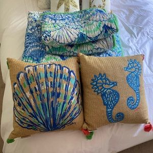 Lilly Pulitzer Pottery Barn Bedding King Quilt